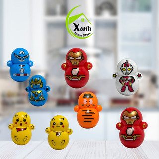 Lật Đật Hình Thú, Siêu Anh Hùng Cho Bé GD104 - Đồ Chơi Lật Đật Mini Hoạt Hình Pikachu Doremon
