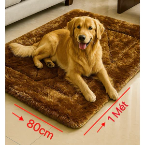 🐶🐈Nệm Thú Cưng Lông Mịn Dầy 4cm – Thảm Ngủ Cho Chó Mèo Êm Mềm, Ấm Áp, Sang Trọng