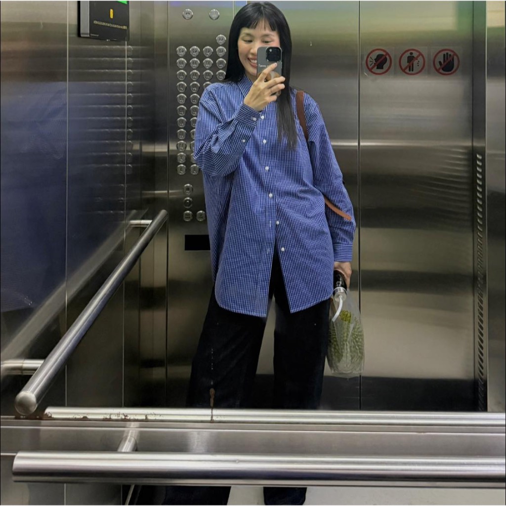 TheBlueTshirt - Áo sơ mi sọc unisex tay dài phom rộng cá tính - Boyfriend Big Shirt Premium
