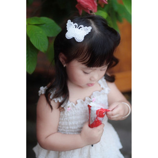 KẸP BƯỚM REN siêu xinh cho bé