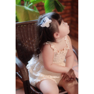 KẸP BƯỚM REN siêu xinh cho bé