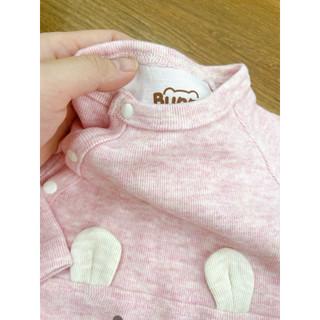 Bộ nỉ tai thú bunny 0-9m