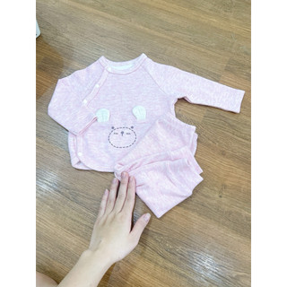 Bộ nỉ tai thú bunny 0-9m