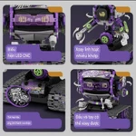 Robot lập trình thông minh, mô hình lắp ráp cơ giới STEM 3in1 – Điều khiển từ xa, phát sáng LED, có APP 🎮 — ảnh 6