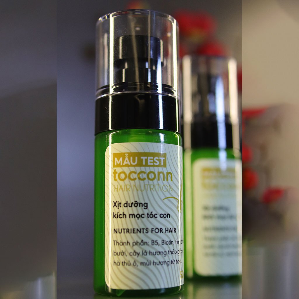 Xịt dưỡng tóc Tocconn 50ml -  Chất dinh dưỡng cho tóc chắc khỏe hỗ trợ kích thích mọc tóc con