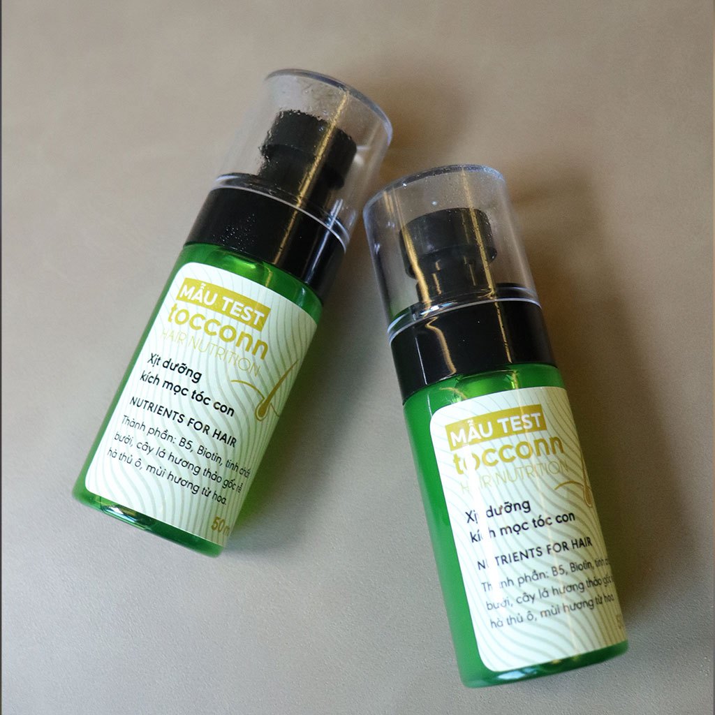 Xịt dưỡng tóc Tocconn 50ml -  Chất dinh dưỡng cho tóc chắc khỏe hỗ trợ kích thích mọc tóc con