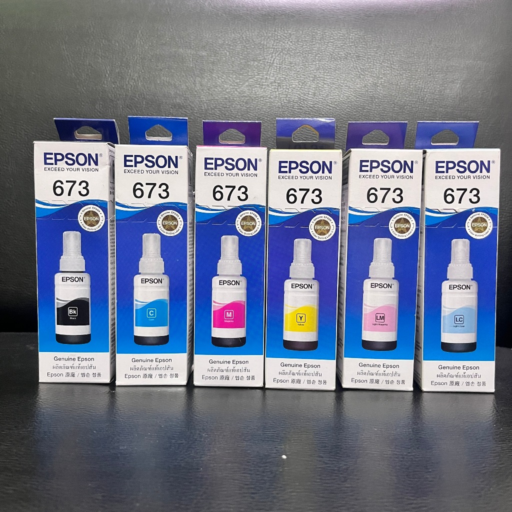Mực In Xanh Epson T6732 (C) – Chính Hãng – Cho máy L1800/ L800/ L805/ L850 Có VAT