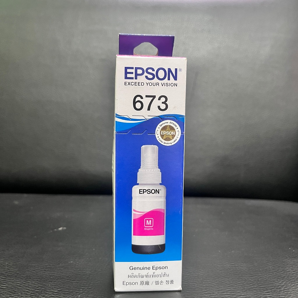 Bộ Mực Epson T673 (BK/C/M/Y) – Chính Hãng – Cho máy L1800/ L800/ L805/ L850
