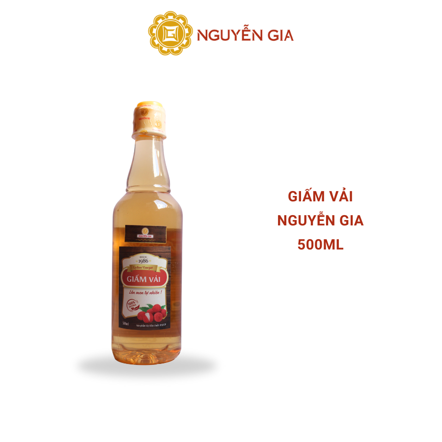 Giấm Vải Đặc Sản Bắc Giang Lên Men Tự Nhiên 500ml / 1L NGG007