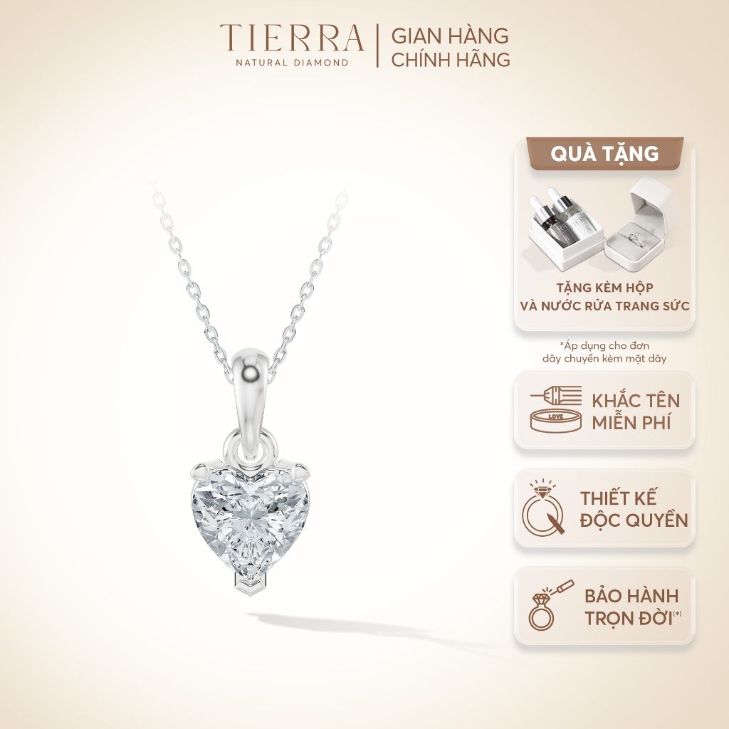 [CHAT TRƯỚC KHI ĐẶT] Mặt Dây Chuyền Trái Tim Có Khoen FMD0006 Quà Tặng Bạn Gái Người Yêu Vàng 14K / 18K CZ