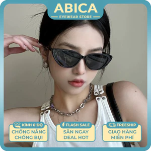Kính râm mát nữ mắt mèo thời trang cá tính phong cách Hàn Quốc chống tia UV400 đẹp ABICA 292