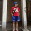 Quần Short Vải Dù Cao Cấp Unisex GUPO Form Rộng Trên Gối LOGO Thêu - GS04P