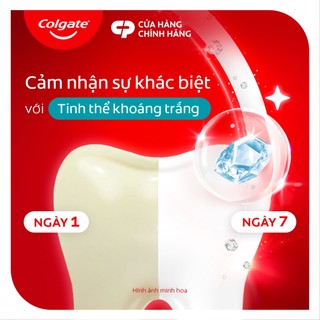 [Quà tặng không bán] Bộ 4 Kem Đánh Răng Colgate trắng răng Optic White tinh thể khoáng trắng 100g