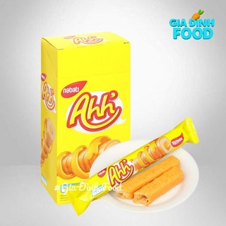 Bánh Snack phủ Phô Mai Nabati Ahh 90g (10 gói x 9g)