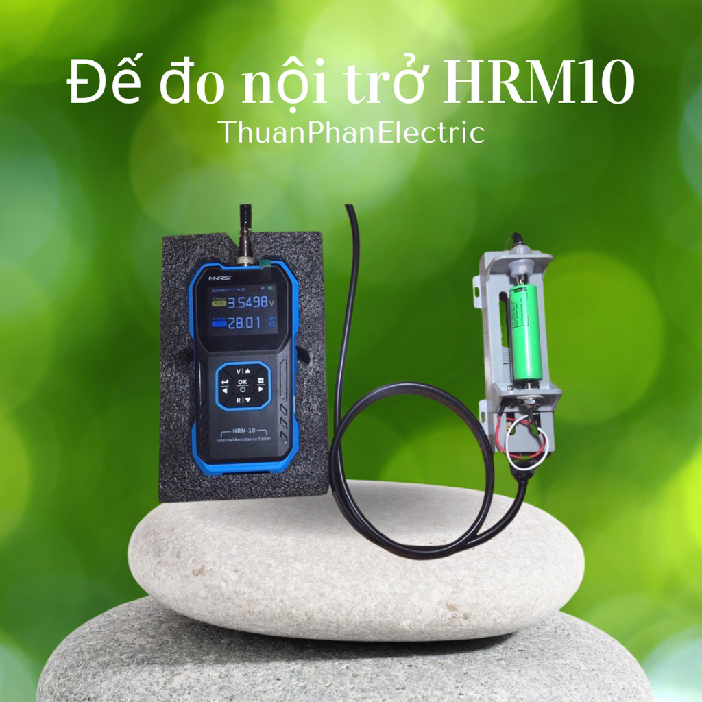 Dây đo nội trở, đế đo nội trở chuyên dụng cho máy fnirsi hrm10 ( hàng có sẵn )