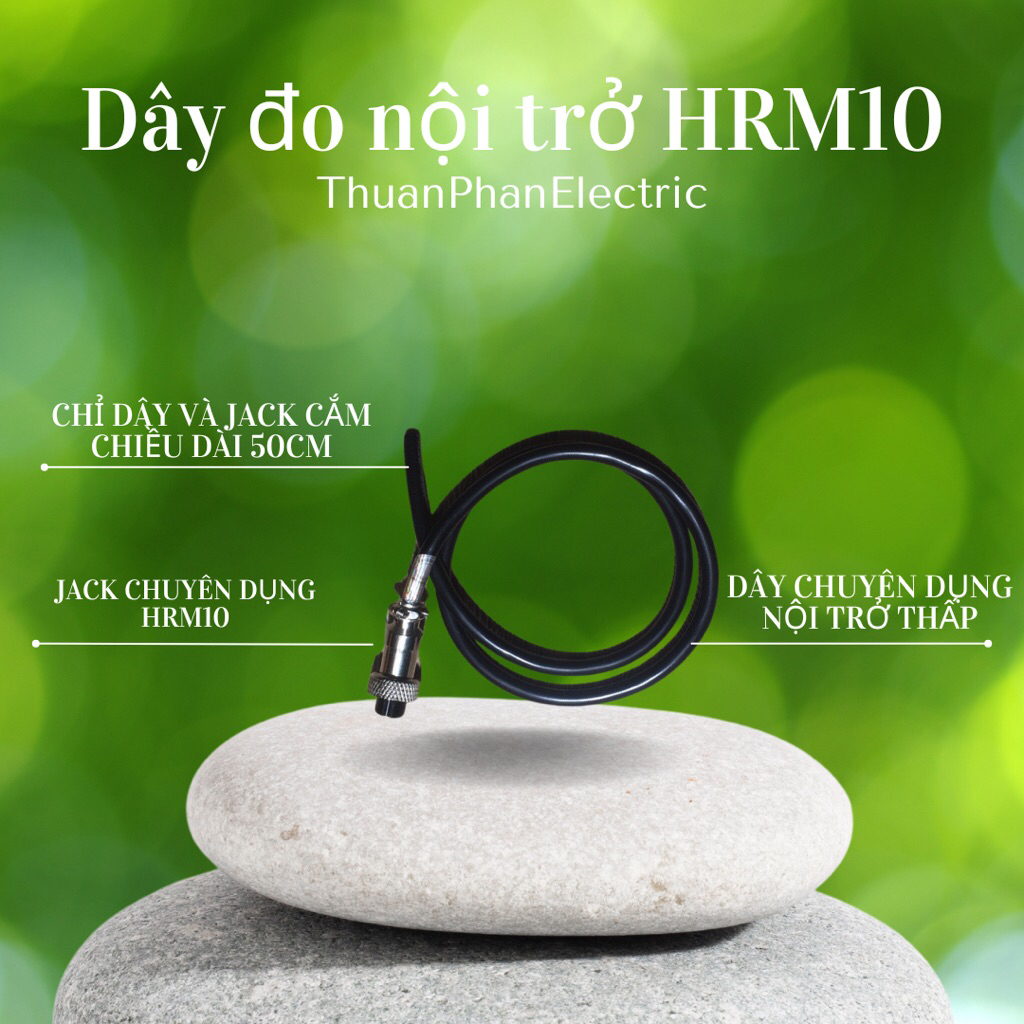 Dây đo nội trở, đế đo nội trở chuyên dụng cho máy fnirsi hrm10 ( hàng có sẵn )