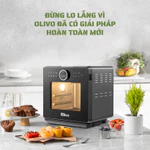 Nồi Chiên Hơi Nước OLIVO SF16 PRO-Bản Có Chú Thích 16L– Nồi Chiên Hấp 70 Chức Năng– Phụ Kiện Inox 304 -Hàng Chính Hãng — ảnh 7