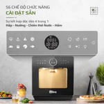 Nồi Chiên Hơi Nước OLIVO SF16 PRO-Bản Có Chú Thích 16L– Nồi Chiên Hấp 70 Chức Năng– Phụ Kiện Inox 304 -Hàng Chính Hãng — ảnh 8