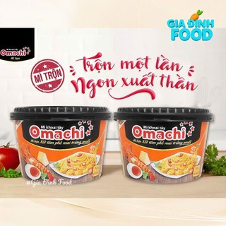 Mì Trộn Omachi Tô Xốt Tôm Phô Mai Trứng Muối Thùng 12 Hộp [MIX 2,3 VỊ] [SHIP HỎA TỐC]