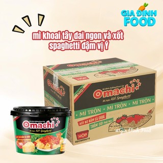 [Thùng] Mì Trộn Omachi Tô Xốt Tôm Phô Mai Trứng Muối Thùng 12 Hộp [MIX 2,3 VỊ] [SHIP HỎA TỐC HCM]