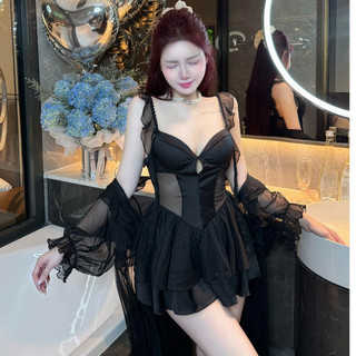 V56 Váy ngủ lụa phong cách Pháp có đệm ngực từ nhà Phương Linh Underwear