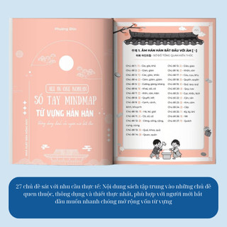 Sách - All In One Korean – Sổ tay Mind Map Từ vựng Hán Hàn thông dụng dành cho người mới  MCBooks