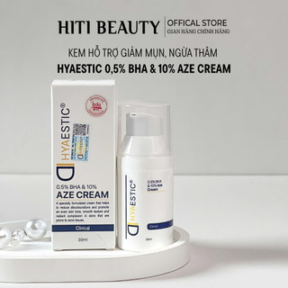 Kem Hỗ Trợ Giảm Mụn Hyaestic 0,5% BHA & 10% Aze Cream