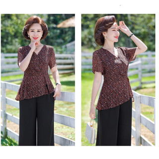 Bộ Đồ Hoa Trung Niên Phương Tây Quý Phái AB52