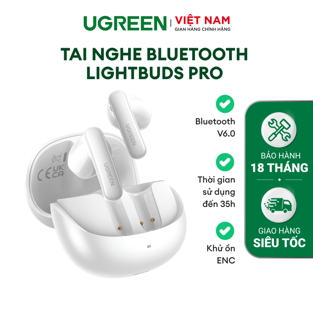Tai nghe không dây bluetooth V6.0 Ugreen LightBuds Pro | Sự dụng lên ...