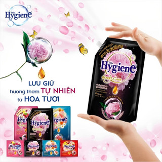 [MUA 1 TẶNG 1] Túi Nước Xả vải Hygien Thái Lan siêu Thơm 1150ml, 1300ml chống tĩnh điện hương hoa tự nhiên dung tích lớn