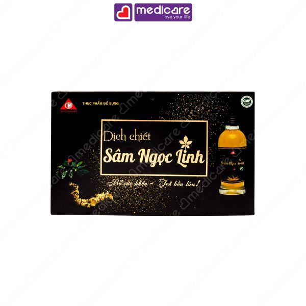 Dịch chiết Sâm Ngọc Linh TRUONG SINH GROUP giúp bồi bổ tăng cường sức khỏe hộp 5 chai