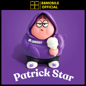 Ốp AirPods Pro Patrick Star | Bảo vệ tai nghe 1, 2, 3, Pro 2 phong cách dễ thương độc đáo | 88Mobile