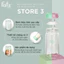 BỘ 2 BÌNH TRỮ SỮA THỦY TINH AN TOÀN CHO BÉ STORE 3