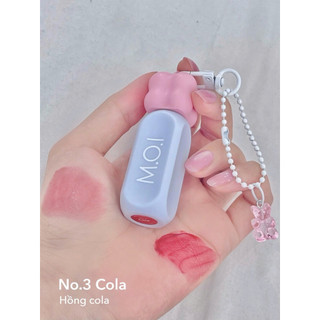 Son Tint Bóng MOI Gummy Lip Tint 3g Cấp Ẩm Giữ Màu Lâu Son Cam Đào Son Hồng Đất MOI COSMETIC Hồ Ngọc Hà
