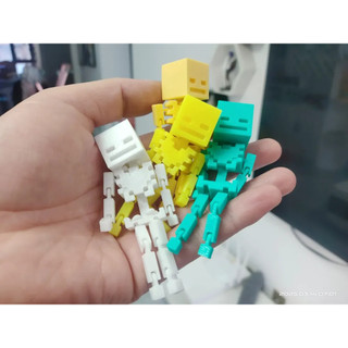 Móc Khóa Nhân Vật Skeleton Trong Minecraft – Mẫu Ngầu Hot Trend