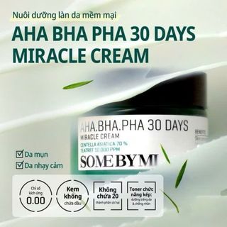 Kem dưỡng Some By Mi giảm mụn mờ thâm AHA-BHA-PHA 30 Days Miracle Cream Some By Mi 50ml