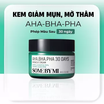 Kem dưỡng Some By Mi giảm mụn mờ thâm AHA-BHA-PHA 30 Days Miracle Cream Some By Mi 50ml