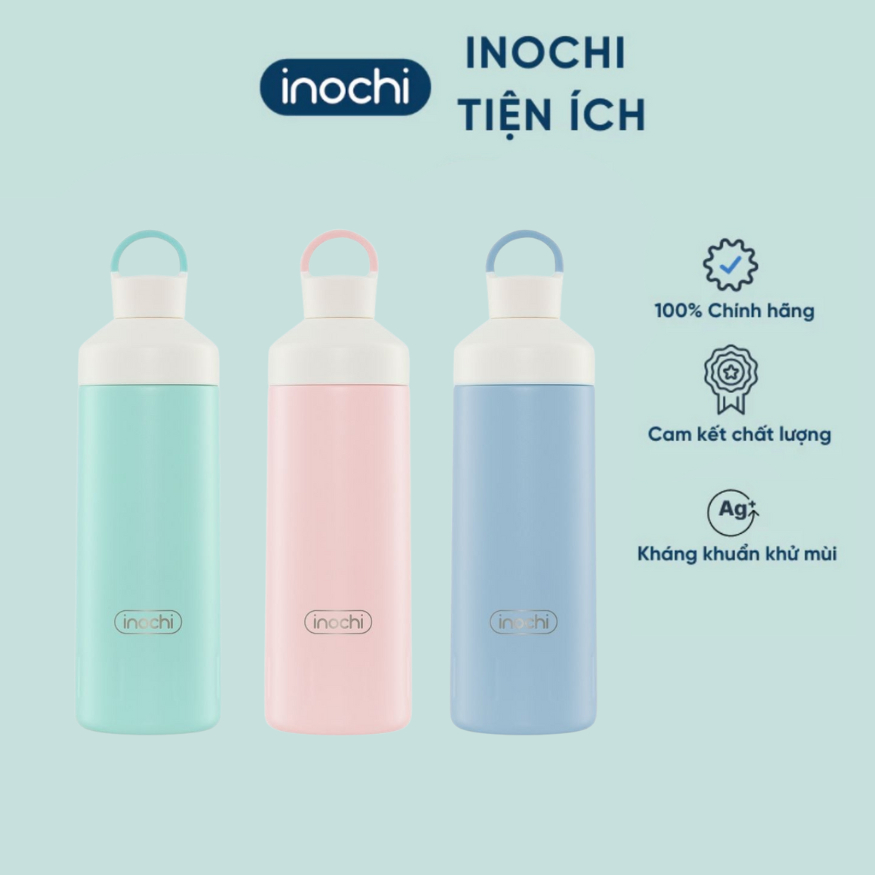 Bình giữ nhiệt Fuji Joy INOCHI lõi inox 304 cao cấp chống gỉ, dung tích 590ml