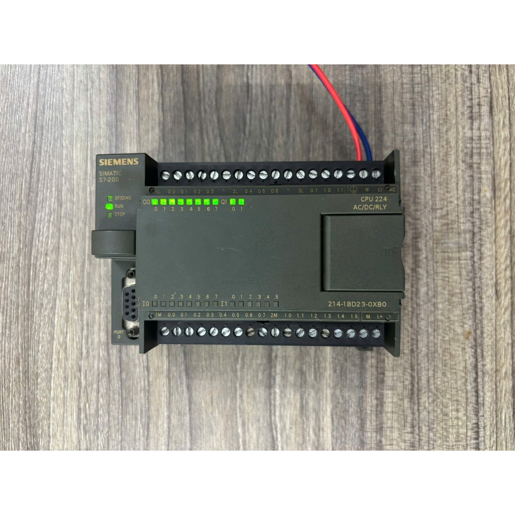 PLC SIEMENS S7-200 CPU 224 GERMANY AC/DC/RLY ngõ ra RELAY 24I/O tháo ...