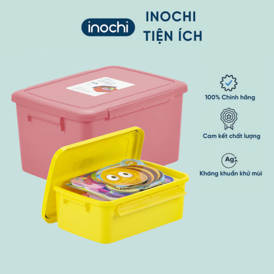 Thùng đa năng, thùng đựng đồ chơi quần áo trẻ em Inochi nhiều dung tích INOCHI dung tích 10L_18L_30L