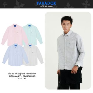 Áo sơ mi tay dài CASUALLY LONGSLEEVE SHIRT Cotton Oxford PARADOX SM5P0403