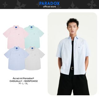 Áo sơ mi tay ngắn CASUALLY SHIRT Cotton Oxford PARADOX SM5P0402