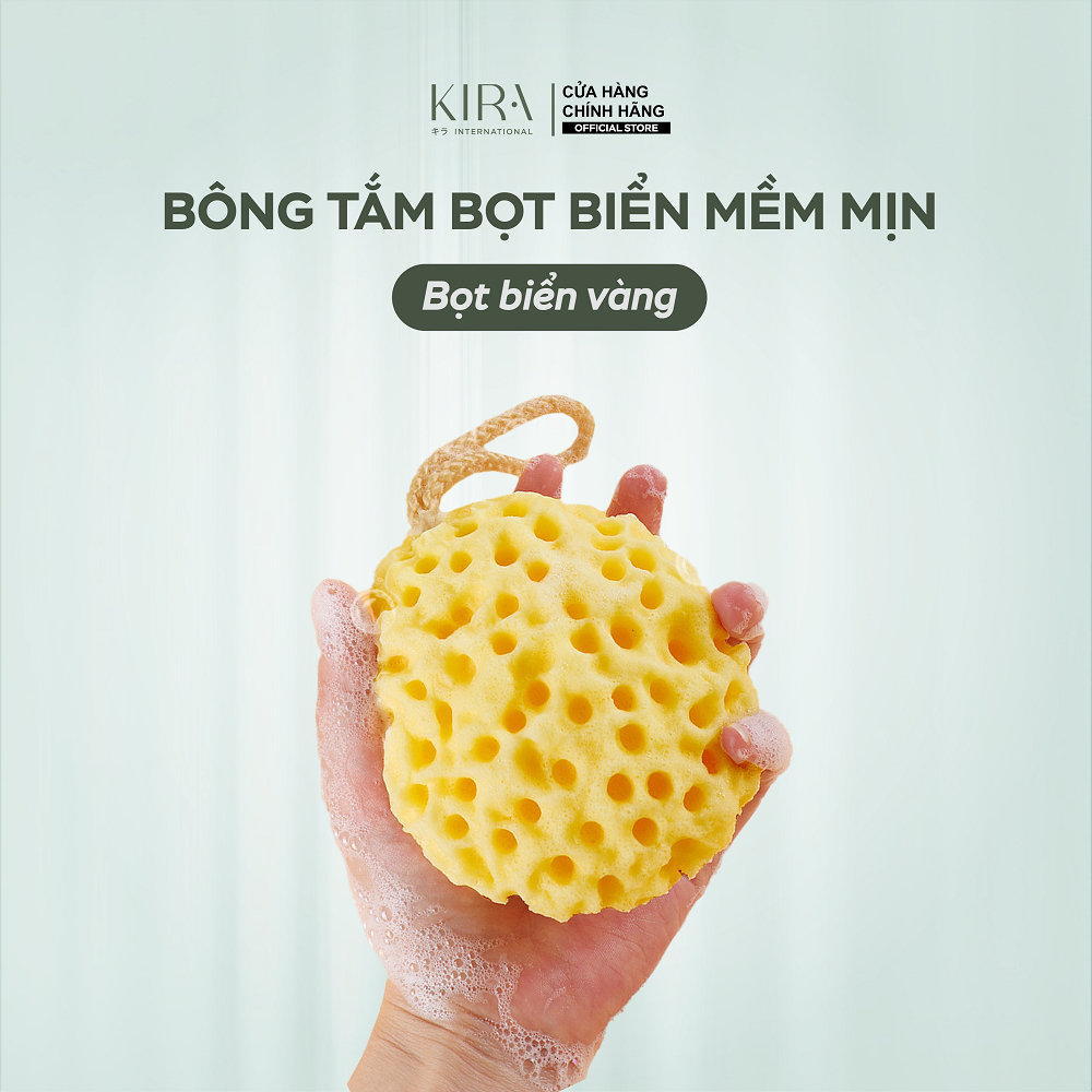 Mút tắm biển tự nhiên – Siêu mềm mại, tạo bọt tốt, tẩy da chết và làm sạch da hiệu quả
