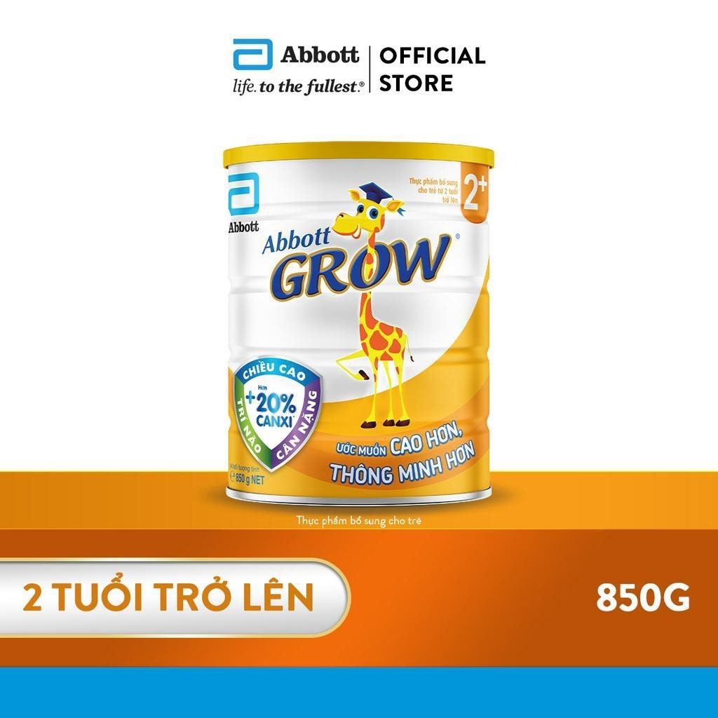 Combo 4 Lon Sữa bột Abbott Grow 2+ 850g | Shopee Việt Nam