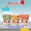Combo 3 vị l Mì Omachi trộn lẩu cầm tay hương vị lẩu tôm hùm phô mai ly x 81gr