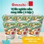 Combo 3 vị l Mì Omachi trộn lẩu cầm tay hương vị lẩu tôm hùm phô mai ly x 81gr