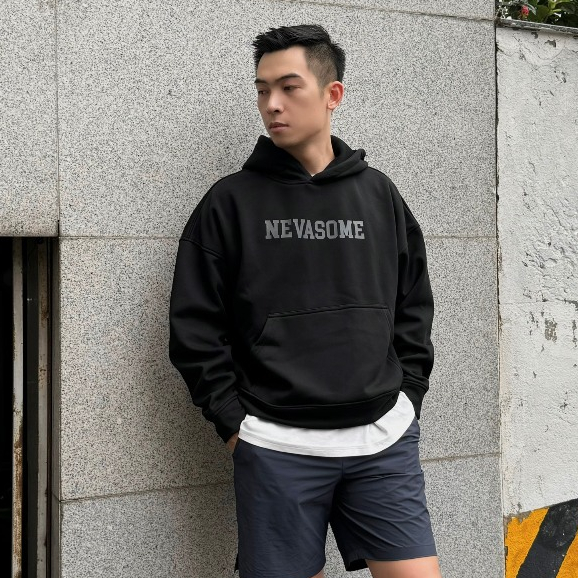 [KHÔNG XÙ] Áo Hoodie Origin Nevasome - Nỉ Lót Lông Cừu Cotton 360 gsm Form Boxy Dài Tay Nam Nữ