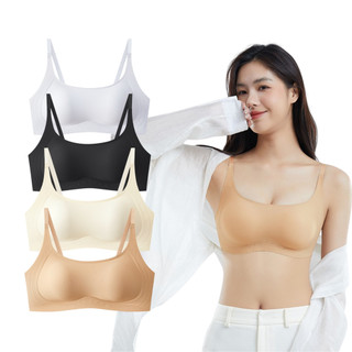 Áo Ngực Nữ Su Đúc Đệm Êm Nâng V1 Tự Nhiên, Áo Lót Không Gọng Không Đường May Mềm Mát King Shop A-03