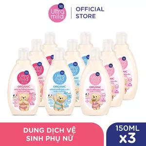 Combo 3 Dung dịch vệ sinh phụ nữ Ultra Mild 150ml