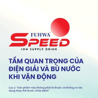 Thùng 24 Chai Fujiwa Speed 390ml - Nước uống bổ sung ion bù điện giải, bù khoáng dành cho người tập thể thao